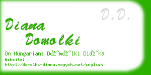 diana domolki business card